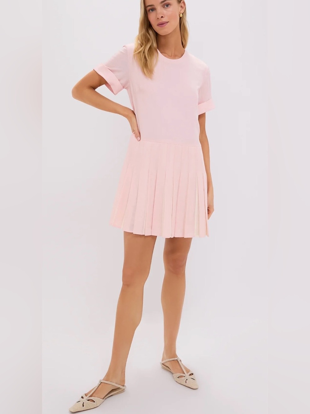BNWT Tucker nuck ballet pleated dress AE